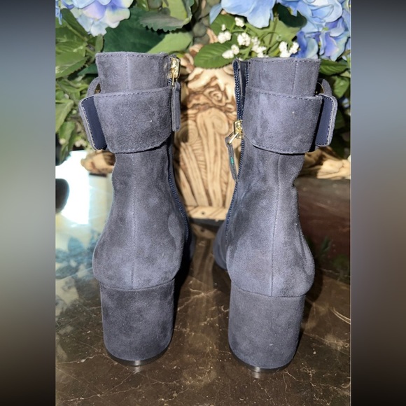 Nine West black suede leather booties size 7 - Picture 4 of 15